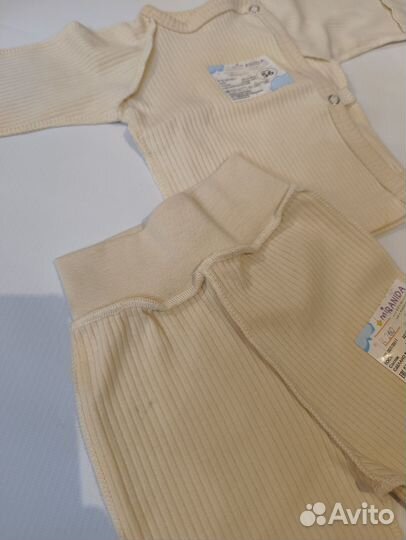 Ползунки/распашонка новые, р56