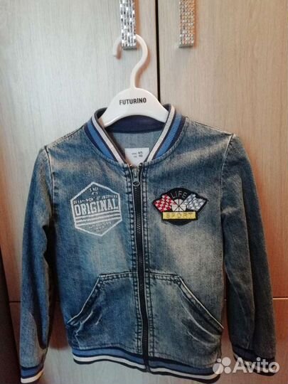 Джинсовка для мальчика 110