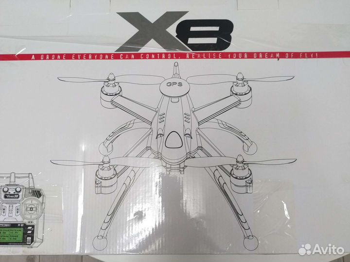 Квадрокоптер flying 3D X8