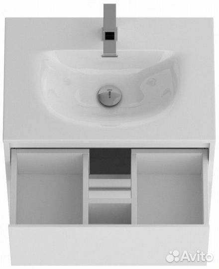 Тумба с раковиной BelBagno Kraft 39-60-PIA-BB-8099-3-60 Bianco Opaco