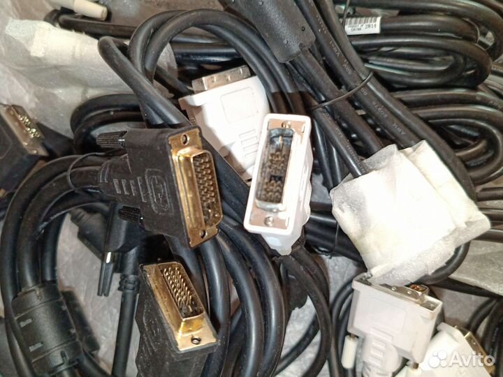 Кабели для монитора DVI (d) - DVI (d) 1.8м. новые