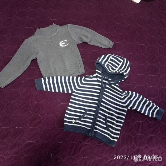 Детские вещи пакетом на мальчика 80-86