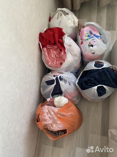 Одежда для девочки пакетами
