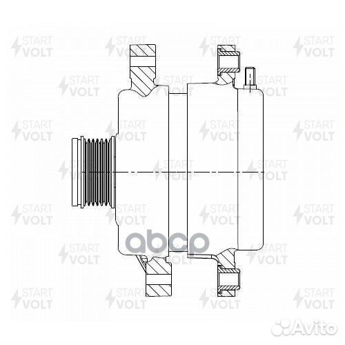 Генератор 150A LG 0892 startvolt