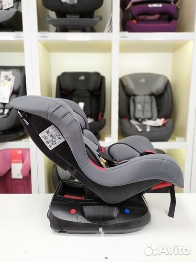 Автокресло 0-18кг с регулировкой Galleon Lux красн