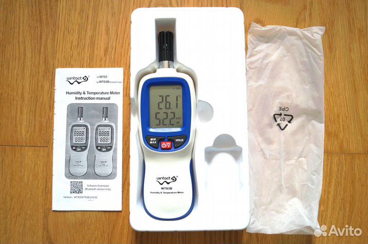 Измеритель температуры и влажности WT83B