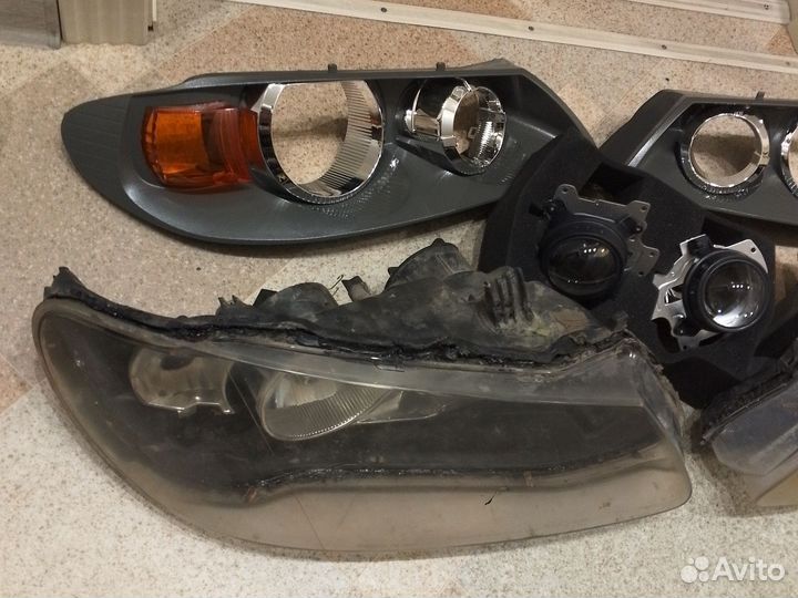 Фары на nissan almera н16