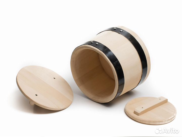 Кадка деревянная из кедра для засолки 5 литров