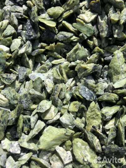 Крошка/щебень Змеевик салатовый все фракции