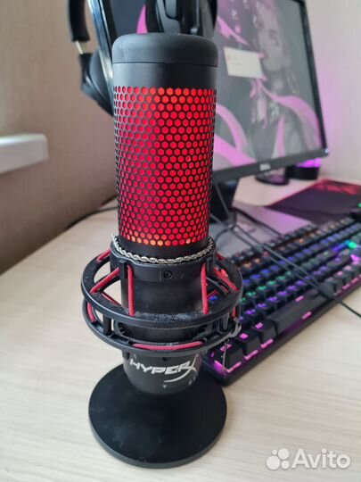 Микрофон hyperx quadcast