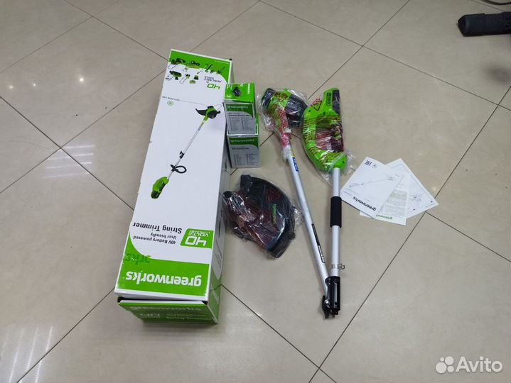 Триммер аккумуляторный Greenworks G40LTK2 2101507U