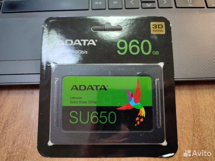 SSD adata Ultimate SU650 960 гб SATA Чек Гарантия