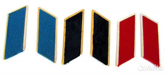 Петлицы офицерские СССР лот 3 шт