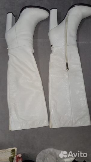 Сапоги зимние кожаные женские