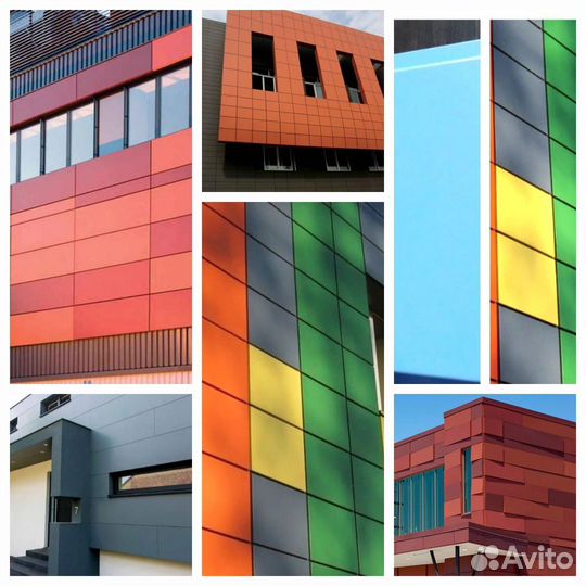 Кассеты фасадные металлические