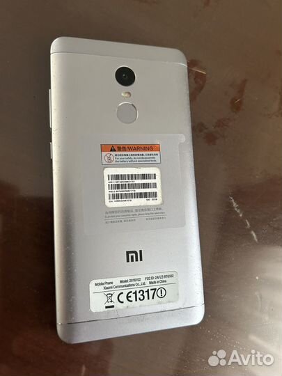 Xiaomi Redmi Note 4X, 4/64 ГБ