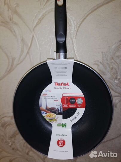 Сковорода вок Tefal, Сковорода новая