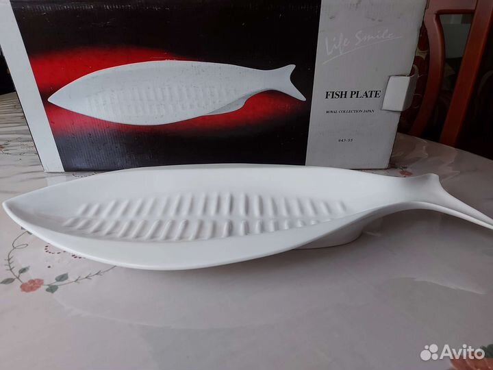 Блюдо фарфор для рыбы
