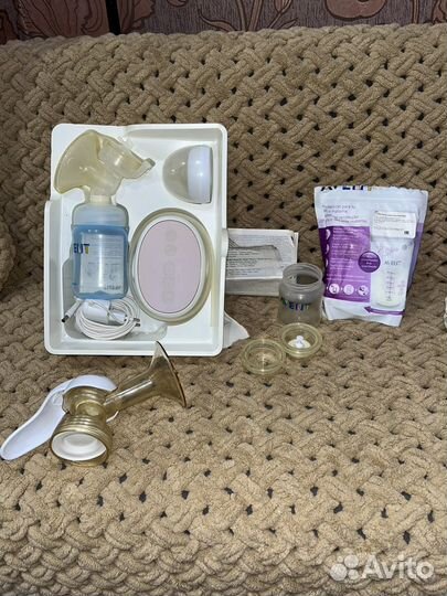 Молоотсос avent автоматический+ручной+пакетики
