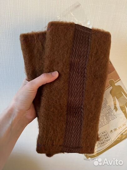 Наколенники согревающие из верблюжей шерсти новые