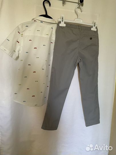 Рубашка+брюки для мальчика H&M, 128