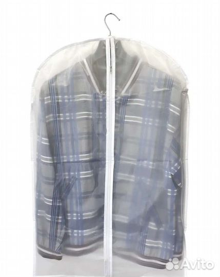 Набор чехлов для одежды на молнии