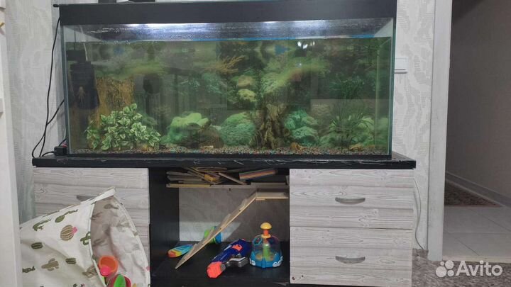 Аквариум с тумбой 400 литров