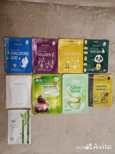 Тканевая маска для лица, шеи, рук, ног