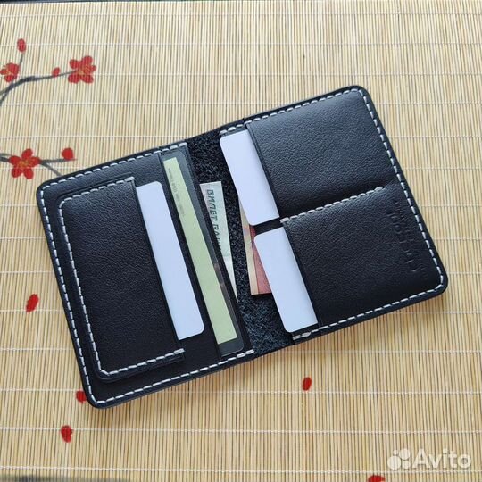 Обложка для автодокументов из кожи