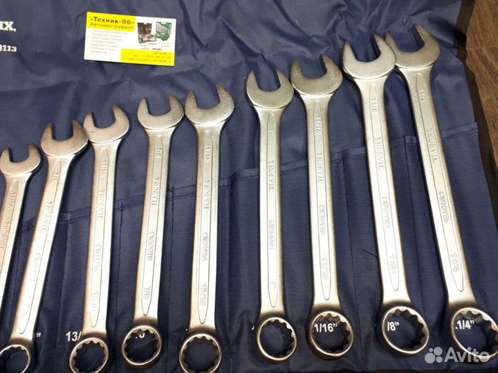 Набор ключей дюймовых комбинированных