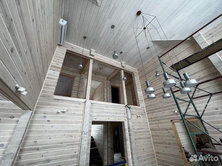 Конопатка,шлифовка, покраска и Герметизация деревя