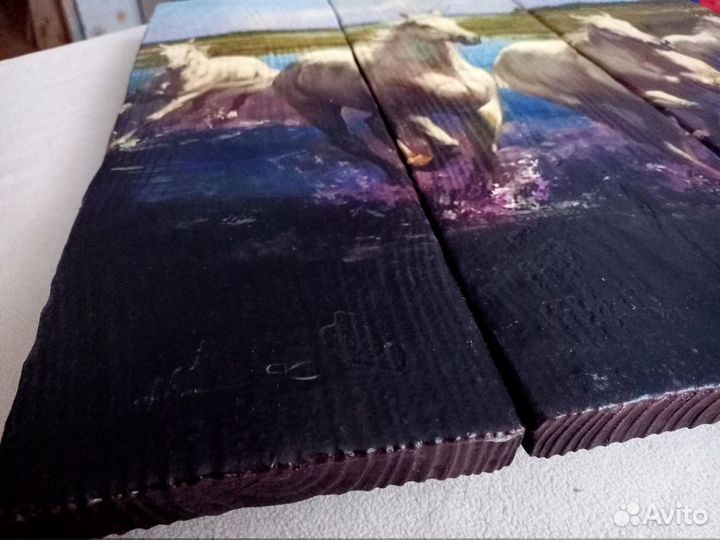 Картина на досках 