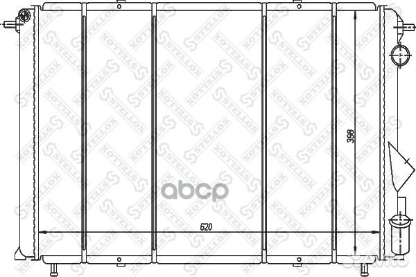 10-25231-SX радиатор системы охлаждения с AC R