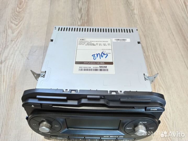 Магнитола Kia picanto 2