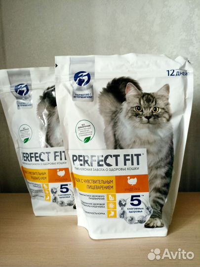 Сухой и влажный корм perfect FIT для кошек