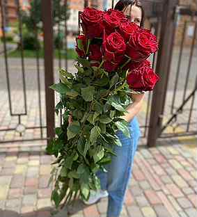 Метровые Розы с огромным бутоном.Цветы с Доставкой