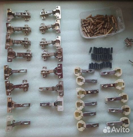 Мебельная фурнитура петли шпингалет шкант