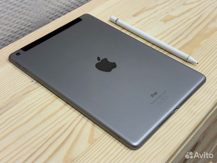 iPad 6 (2018, 32gb, Sim) + стилус