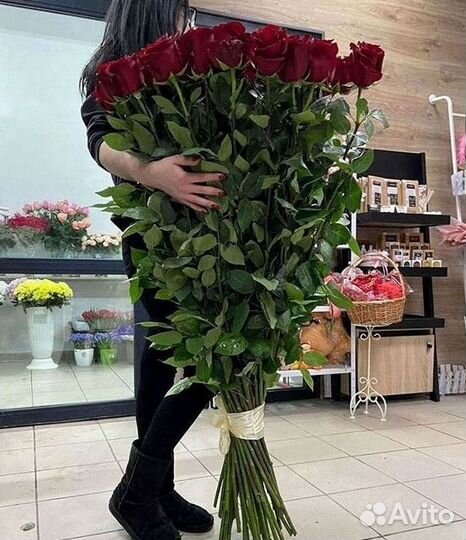 Высокие розы, букеты, цветы Доставка