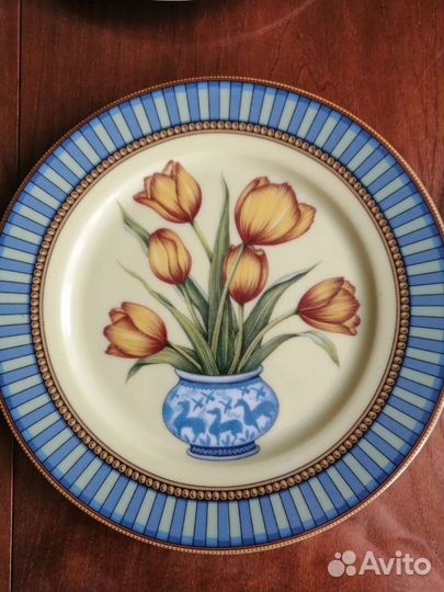 Настенная тарелка винтаж (комплект 4шт)