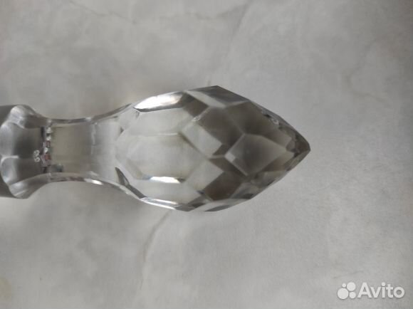 Графин хрусталь 10х30 см Германия