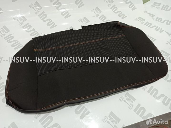 Обивка задних сидений Урбан 3d кожа+ткань