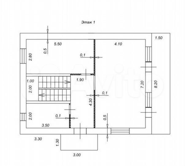 Дом 210 м² на участке 4 сот.