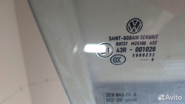 Стекло боковой двери Volkswagen Passat CC, 2009