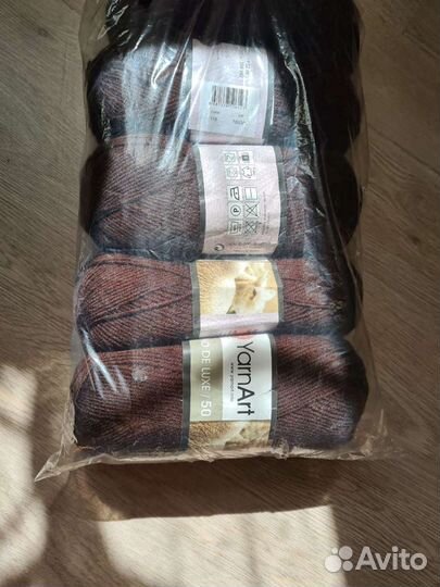 Пряжа для вязания yanart merino de luxe 50