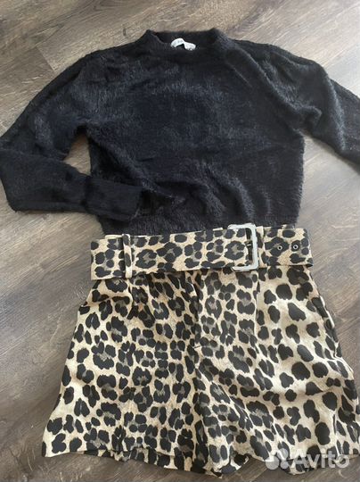 Шорты женские zara+ кофта