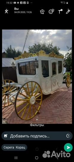 Карета для лошади
