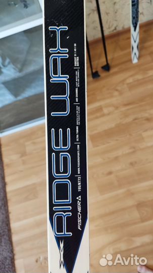 Беговые лыжи fischer ride WAX 195, ботинки, палки