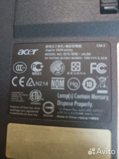 Ноутбук acer aspire 5530