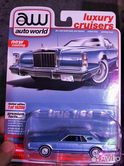 Autoworld 1:64 hot wheels lincoln